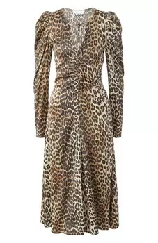 Платье из вискозы Ganni