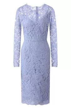 Платье из вискозы и хлопка Dolce & Gabbana