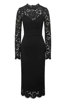 Платье из вискозы и хлопка Dolce & Gabbana