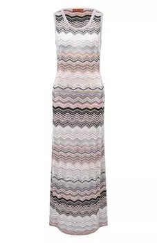 Платье из вискозы и хлопка Missoni