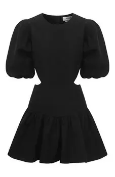 Платье из вискозы и льна MSGM