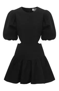 Платье из вискозы и льна MSGM