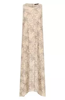 Платье из вискозы и льна Windsor