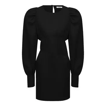 Платье из вискозы и льна GOEN.J