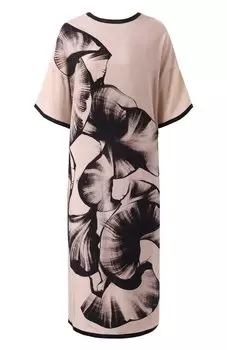 Платье из вискозы и шелка Agnona