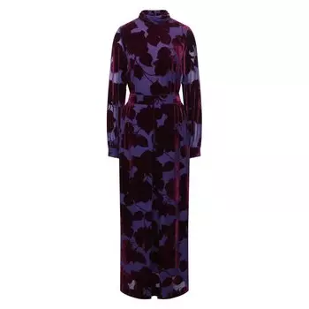 Платье из вискозы и шелка Dries Van Noten