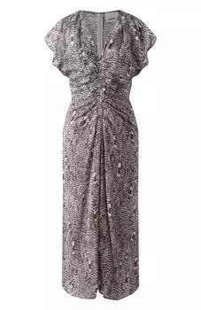 Платье из вискозы и шелка Isabel Marant