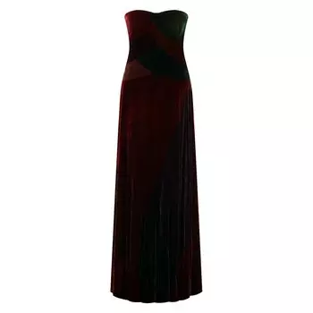 Платье из вискозы и шелка Ralph Lauren