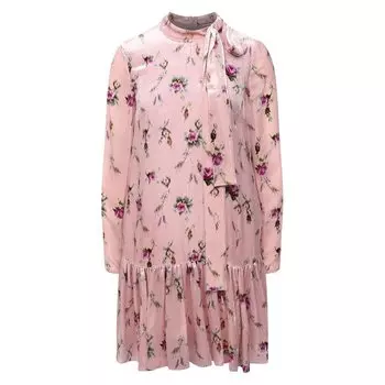 Платье из вискозы и шелка REDVALENTINO