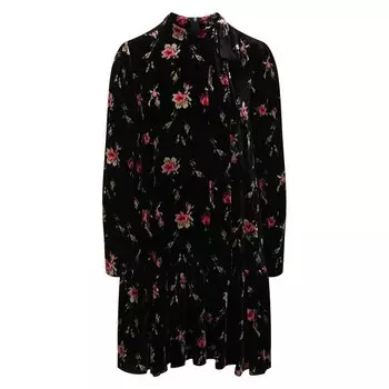 Платье из вискозы и шелка REDVALENTINO