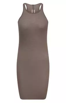 Платье из вискозы и шелка Rick Owens