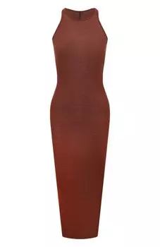 Платье из вискозы и шелка Rick Owens