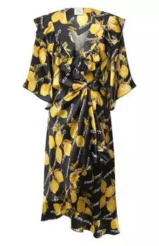 Платье из вискозы и шелка VETEMENTS