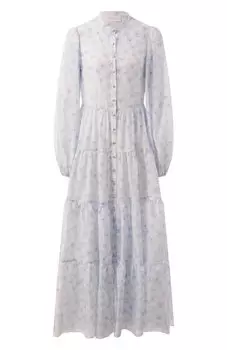 Платье из вискозы и шелка YVON