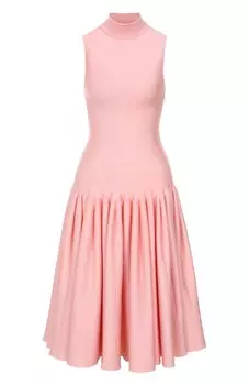 Платье из вискозы и шерсти Alaia