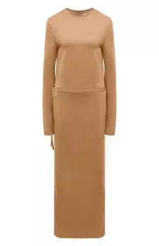 Платье из вискозы и шерсти Jil Sander