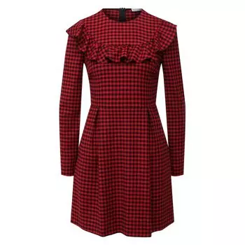 Платье из вискозы и шерсти REDVALENTINO