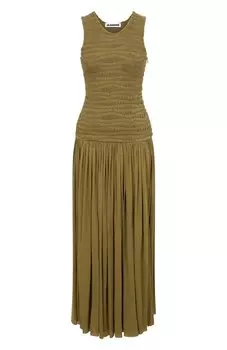 Платье из вискозы Jil Sander