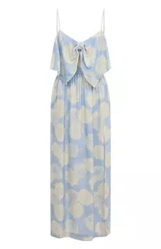 Платье из вискозы Miu Miu