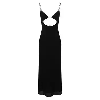 Платье из вискозы Saint Laurent