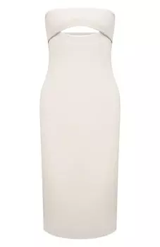 Платье из вискозы Saint Laurent