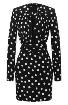 Платье из вискозы Saint Laurent