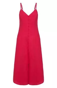 Платье изо льна и хлопка Paige