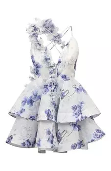 Платье изо льна и шелка YVON