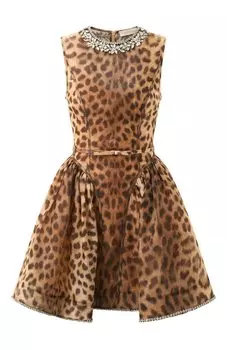 Платье изо льна и шелка Zimmermann