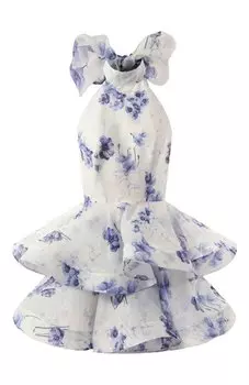 Платье изо льна и шелка YVON