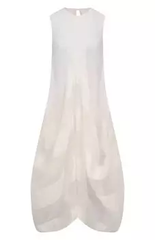 Платье изо льна и шелка Uma Wang