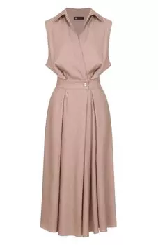 Платье изо льна и шелка Colombo