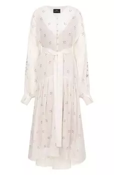 Платье изо льна и шелка Akhmadullina