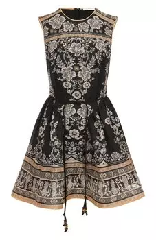 Платье изо льна и шелка Zimmermann