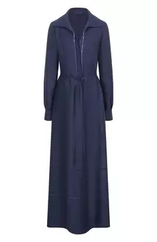 Платье изо льна и шелка MVST