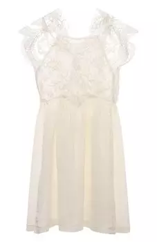 Платье изо льна и вискозы Maurizio