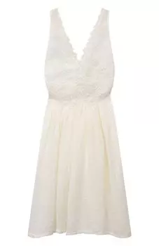 Платье изо льна и вискозы Maurizio