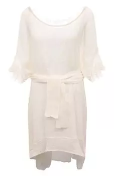 Платье изо льна и вискозы Maurizio