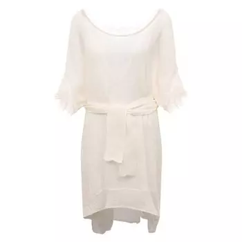 Платье изо льна и вискозы Maurizio