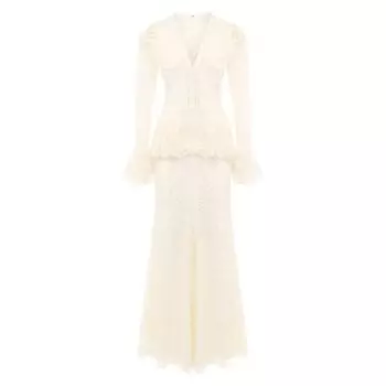 Платье-макси Alexander McQueen
