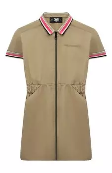 Платье-рубашка Karl Lagerfeld Kids