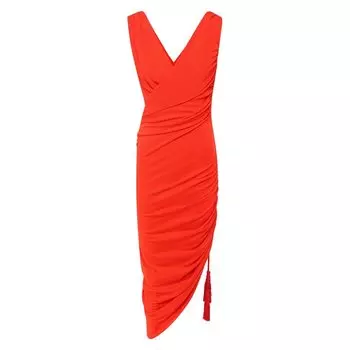 Платье с драпировкой Lanvin