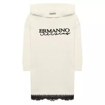 Платье с капюшоном Ermanno Scervino