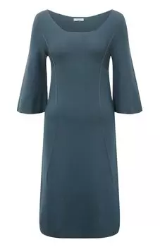 Платье с круглым вырезом и укороченным рукавом malo