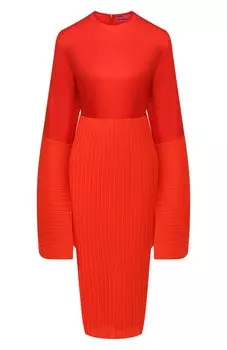 Платье с объемными рукавами Solace London