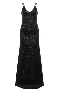 Платье с отделкой пайетками Chapurin