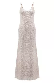 Платье с отделкой пайетками Chapurin