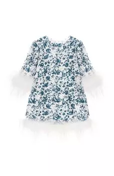 Платье с отделкой пайетками Designers cat