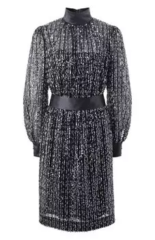 Платье с отделкой пайетками Dolce & Gabbana