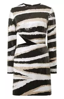 Платье с отделкой пайетками Elie Saab